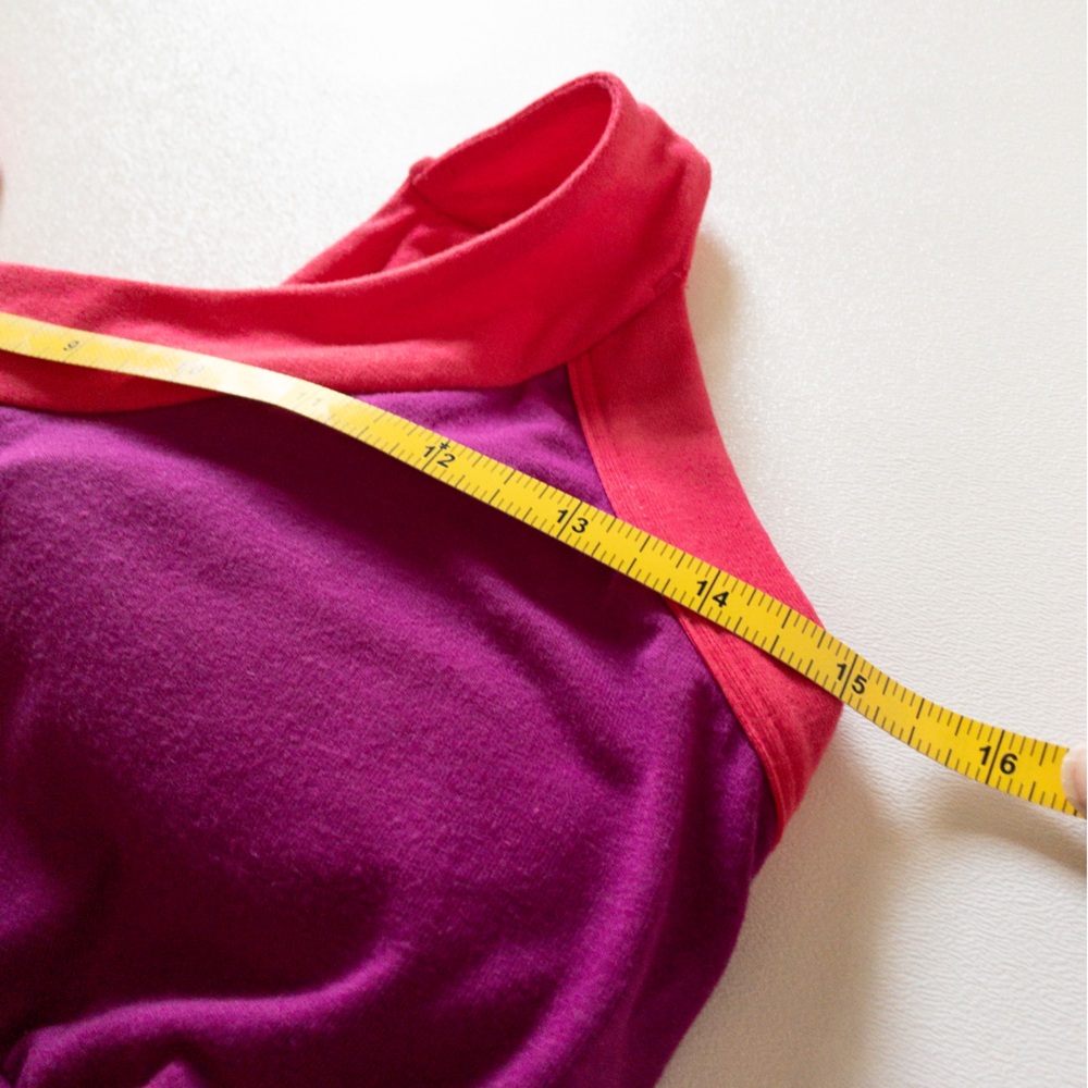 Prana Womens Racerback Tank Dress In Fuchsia & Coral Stretch Fabric M - Picture 5 of 8